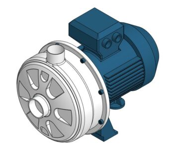 3D модель Насос центробежный Ebara -CDX 70_05 HS 380v 037кВт.