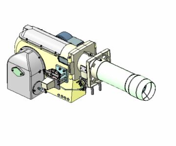 3D модель Газовая горелка мощностью 0,5 Мвт