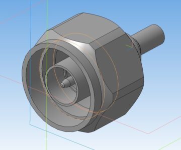 3D модель Вилка 11_N-50-2-16