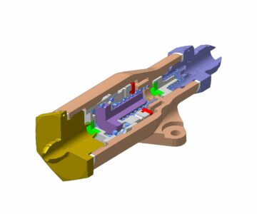 3D модель 3D-сборка дозатора гидропневмоочистки смотровых приборов и ветровых стёкол