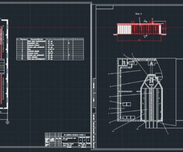 Чертеж Проектирование сушильного цеха камера СПМ-2К