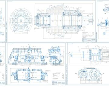 Чертеж Прошивной стан ТПА-140