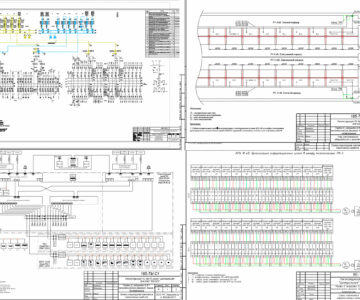 Чертеж Проект телемеханики ПС 220 кВ на ITDS TM-Server