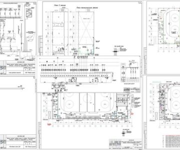 Чертеж Проект электроснабжения крытого ледового катка
