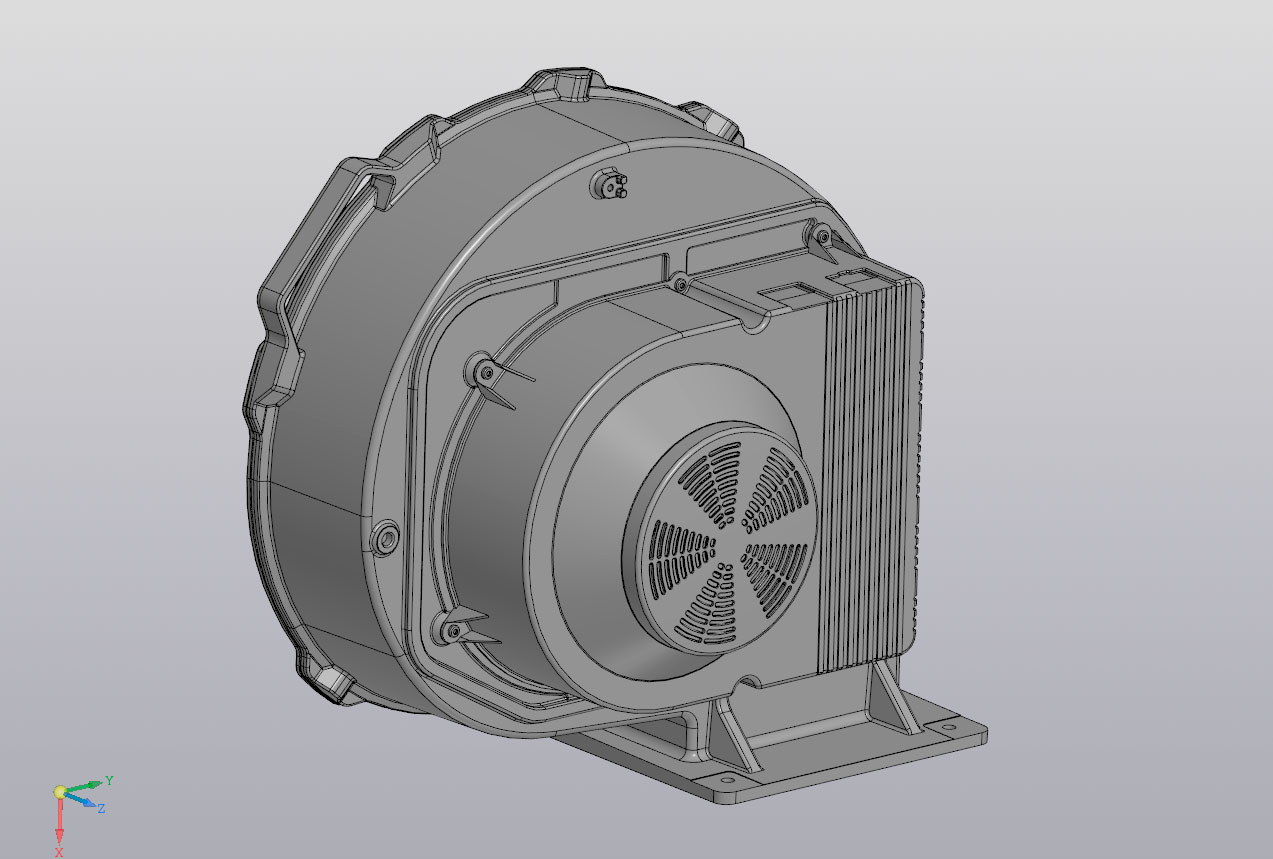 3D модель Вентилятор ebmPapst G3G250GN1701