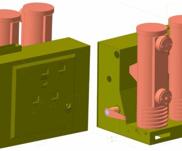 3D модель Вакуумный выключатель ВВР-12