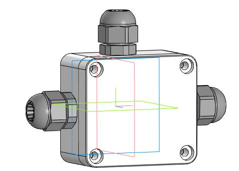 3D модель Разветвитель интерфейса ПР-3