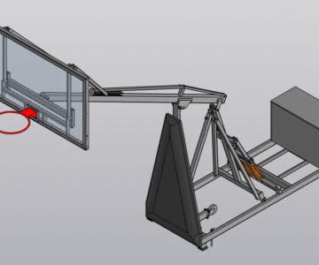 3D модель Баскетбольная стойка складная