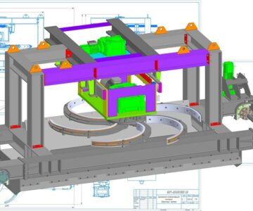 3D модель Бункерная опорожняющая тележка