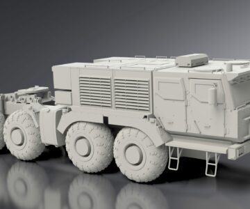 3D модель Модель КамАЗ-78504 (прототип тяжелого седельного тягача) 1/35