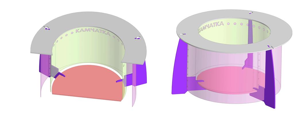 3D модель Чаша-очаг