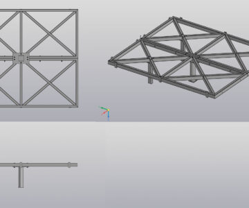 3D модель Кровать парящая 1800*2050