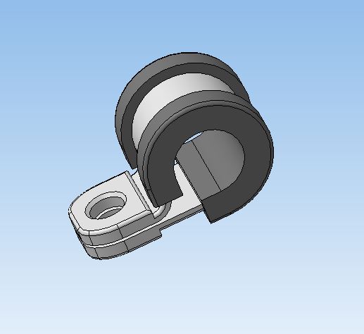 3D модель Хомут обжимной RSGU1. 10/12