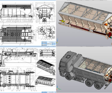 3D модель Пескоразбрасыватель ПРК-9