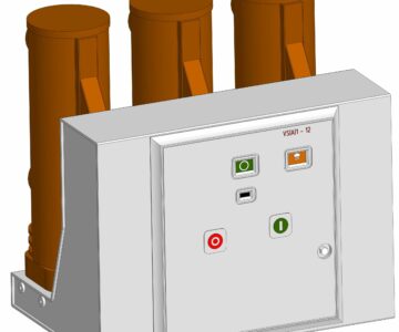 3D модель Вакуумный выключатель VS(А)1-12KV-1250A-210MM