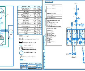 Чертеж Электроснабжение завода запасных частей к теплоэнергетическому оборудованию