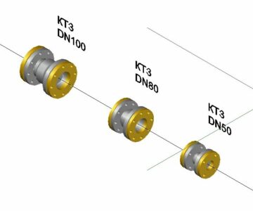 3D модель Клапан термозапорный Ду100-80-50