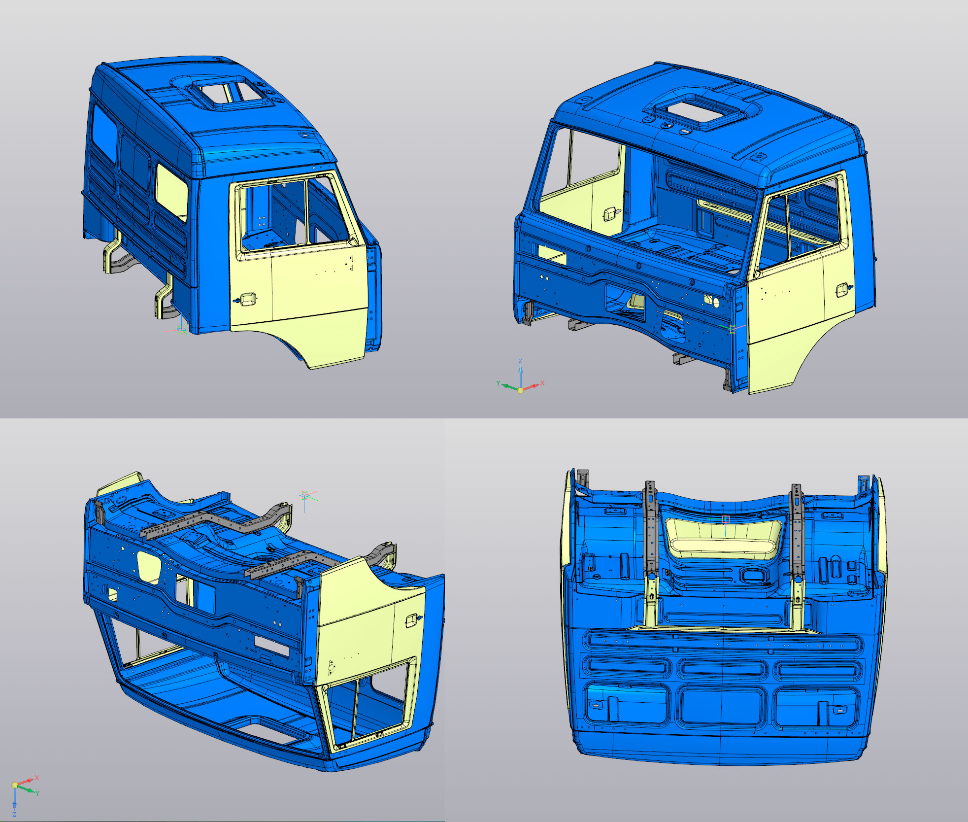 3D модель Кабина КАМАЗ 43114-5000011-03