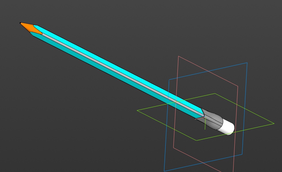 3D модель Карандаш в КОМПАС-3D