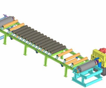 3D модель Питатель ленточный В=1000 L=6500