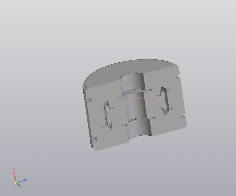 3D модель Пресс форма  манжеты Ду75