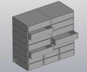 3D модель Тумба 900х400х800 мм