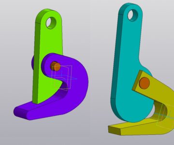 3D модель Захваты горизонтальные для листового металла ЧПУ