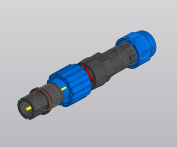 3D модель Штекер разъема SP1310