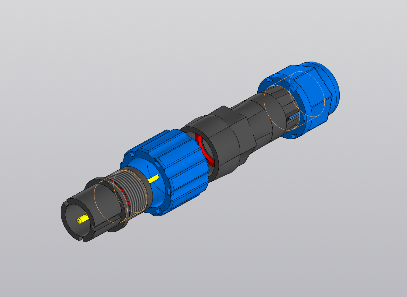 3D модель Штекер разъема SP1310