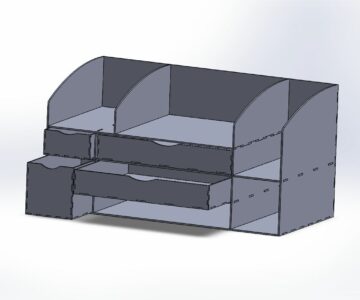 3D модель Шкатулка для косметики