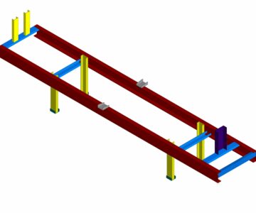 3D модель Стапель для сварки жатки