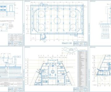 Чертеж Электроснабжение спортивного комплекса