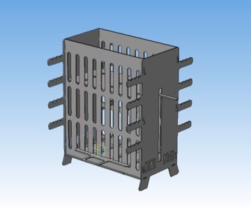 3D модель Мангал вертикальный ЭКО