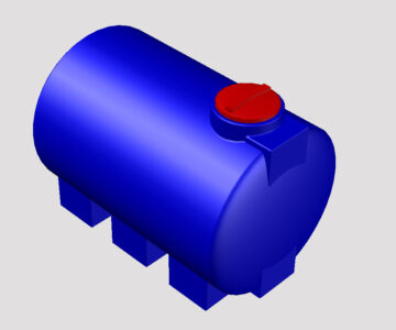 3D модель Емкость ЭВГ-2000 (пластиковая)