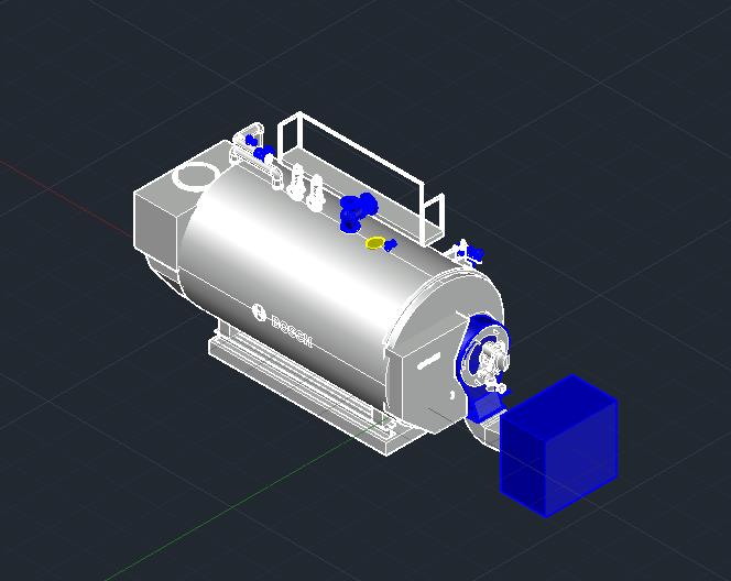 3D модель Паровой котёл Bosch UNIVERSAL UL-S 28 000