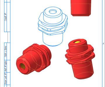 3D модель Маслёнка винтовая МВ-3/8"