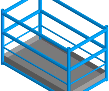 3D модель Люлька для подвешивания на кране