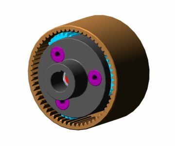 3D модель Построение планетарного редуктора для модернизации станка 2А636Ф3 (Иваново)