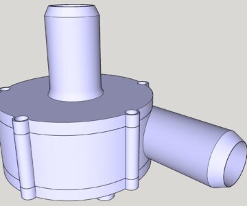 3D модель Насос центробежный для перекачивания жидкостей