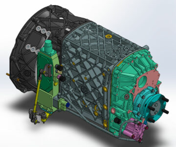 3D модель 3D Модель КПП ZF 16S1820