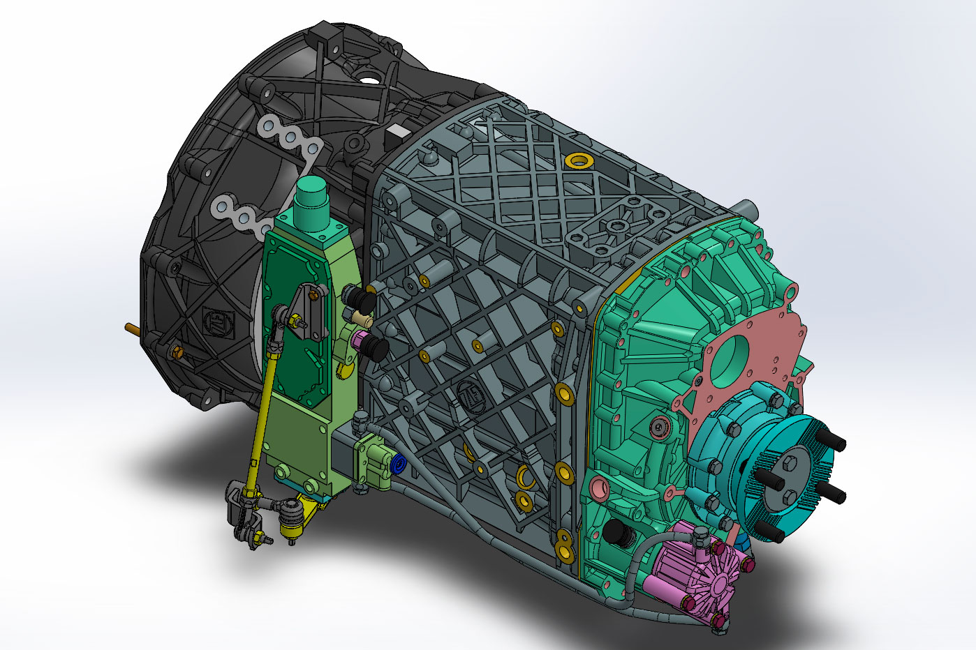 3D модель 3D Модель КПП ZF 16S1820