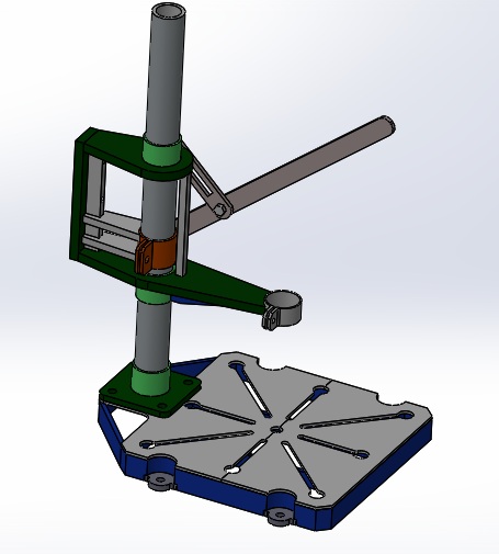3D модель Стойка для дрели самодельная