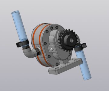 3D модель Насос 200 литров в минуту