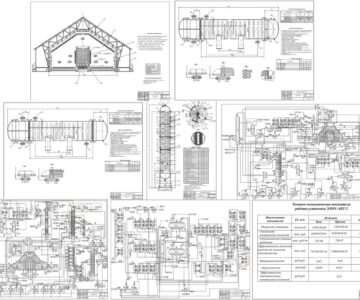 Чертеж Дипломная работа на тему: «Модернизация основной атмосферной колонны установки ЭЛОУ-АВТ-2 ОАО «Нафтан» с целью повышения энергоэффективности производства».
