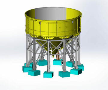 3D модель Отстойник накопительный 144м3