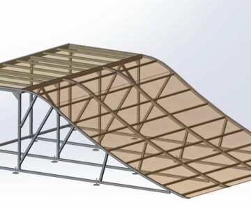 3D модель Полурампа