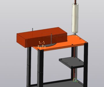 3D модель Стол упаковочный (800х900х360)