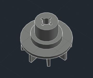 3D модель Втулка для блендера Redmond HB-735