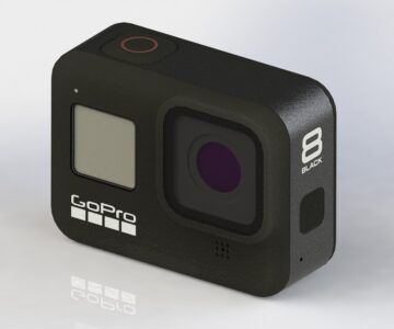 3D модель Экшн-камера GoPro HERO 8 Black