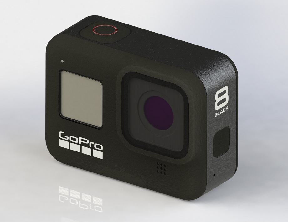 3D модель Экшн-камера GoPro HERO 8 Black